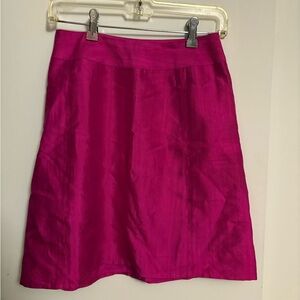 Donna Karan Silk Pink Skirt